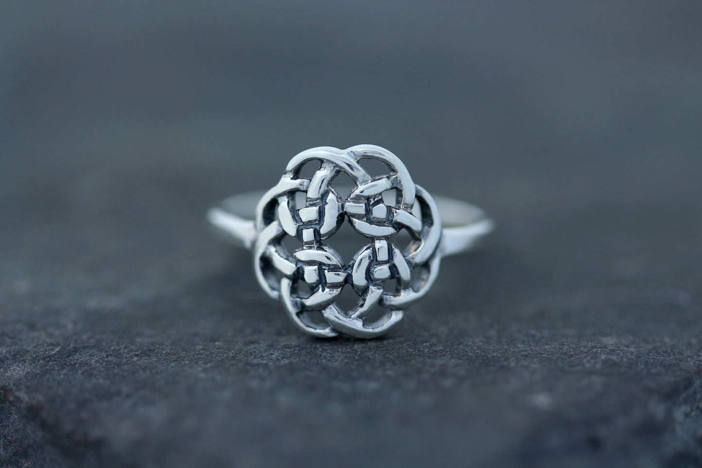 Celtic Knot RIng - Four Elements in Infinite Flow