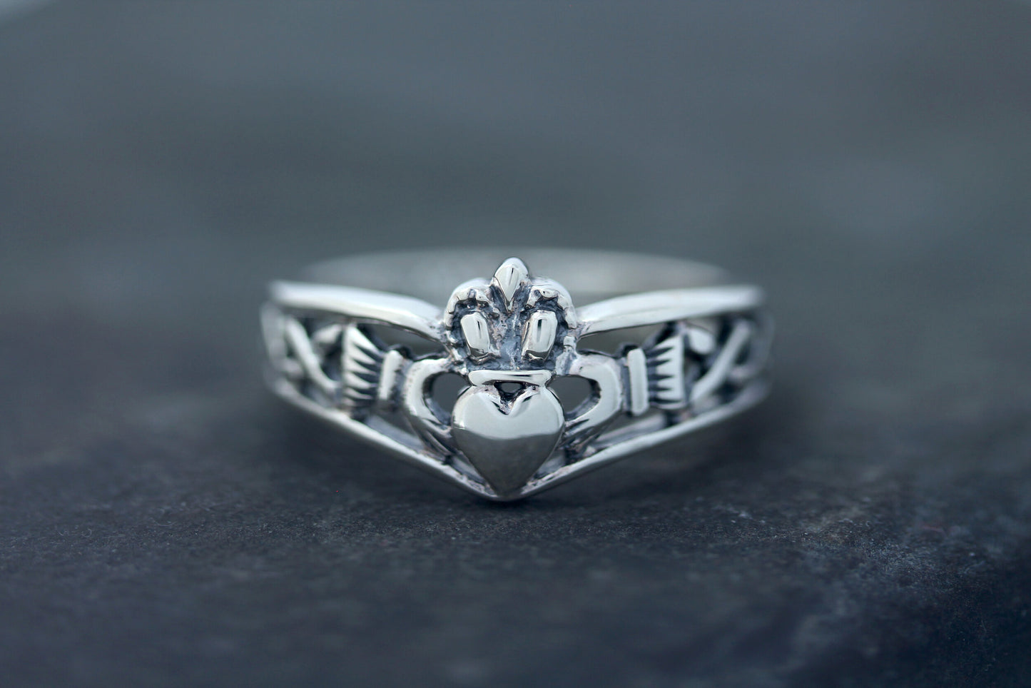 Claddagh Ring - Wishbone & Infinity