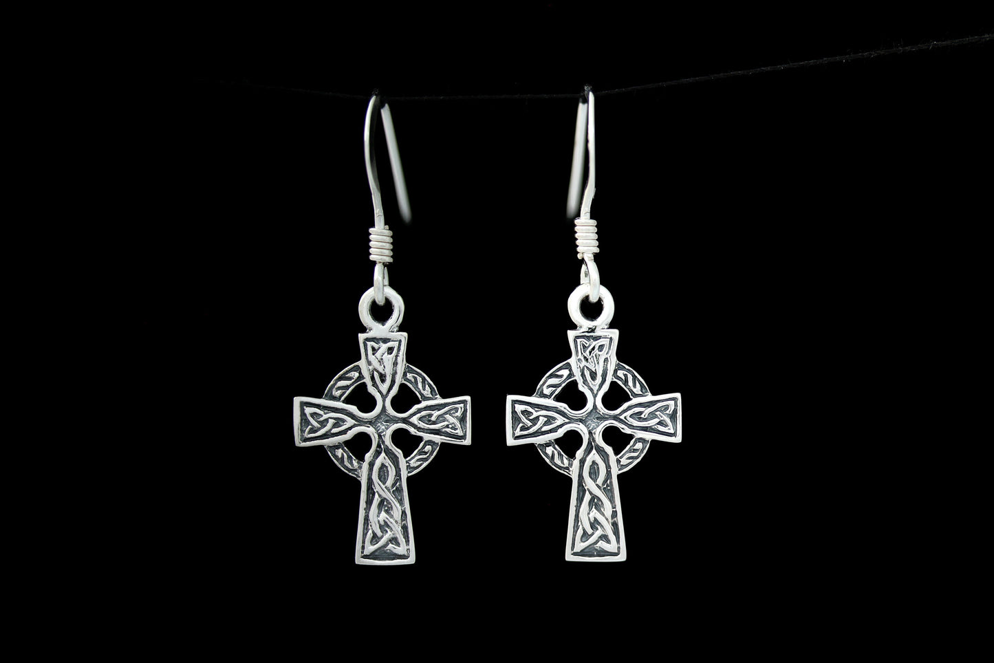 Celtic Cross Earrings - Traditional (Small)