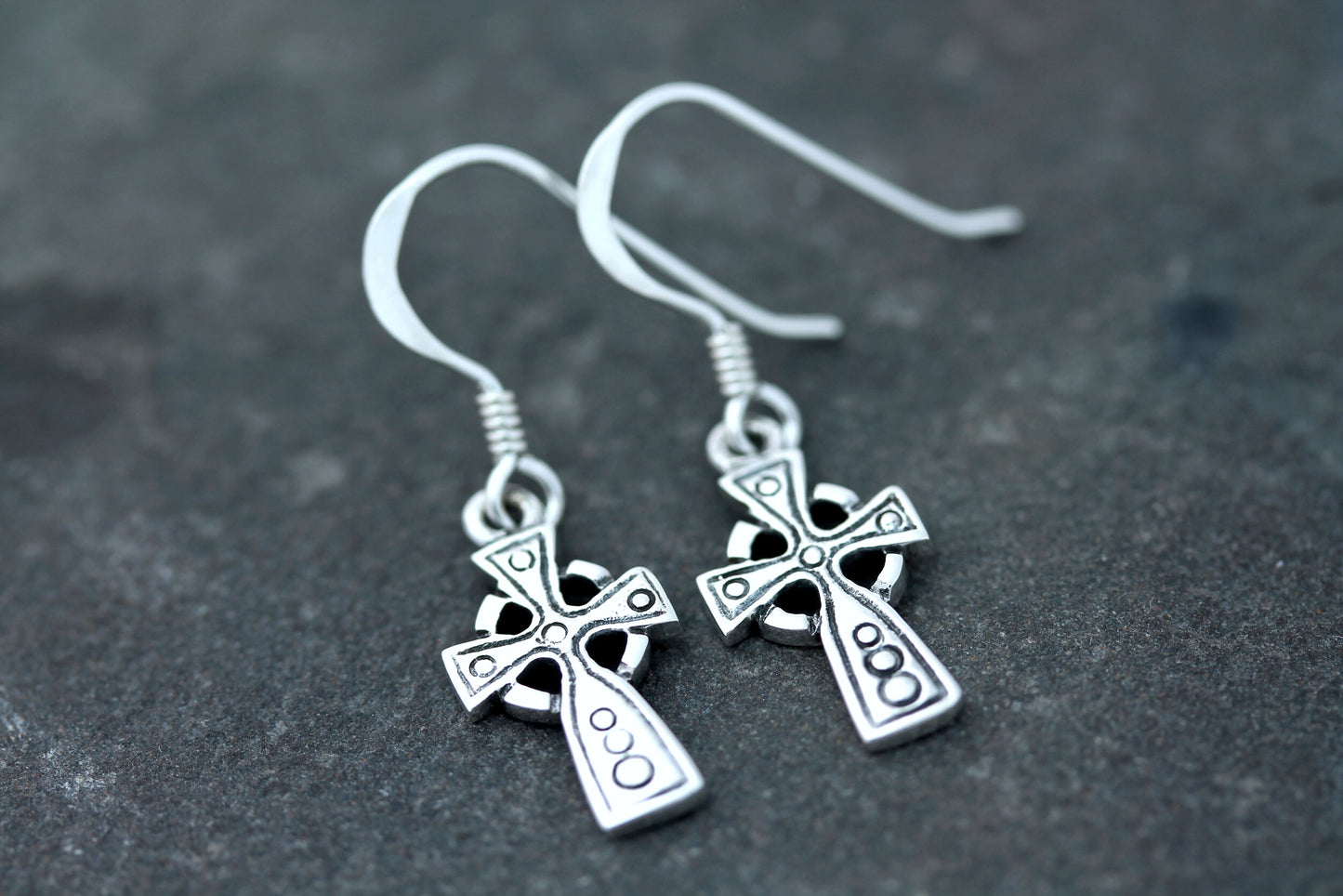 Celtic Cross Earrings - Classic