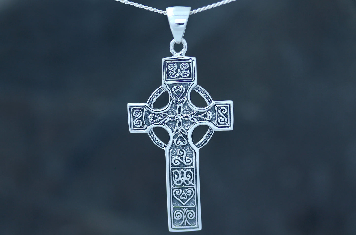 Celtic Cross Pendant - La Tene' (Large)