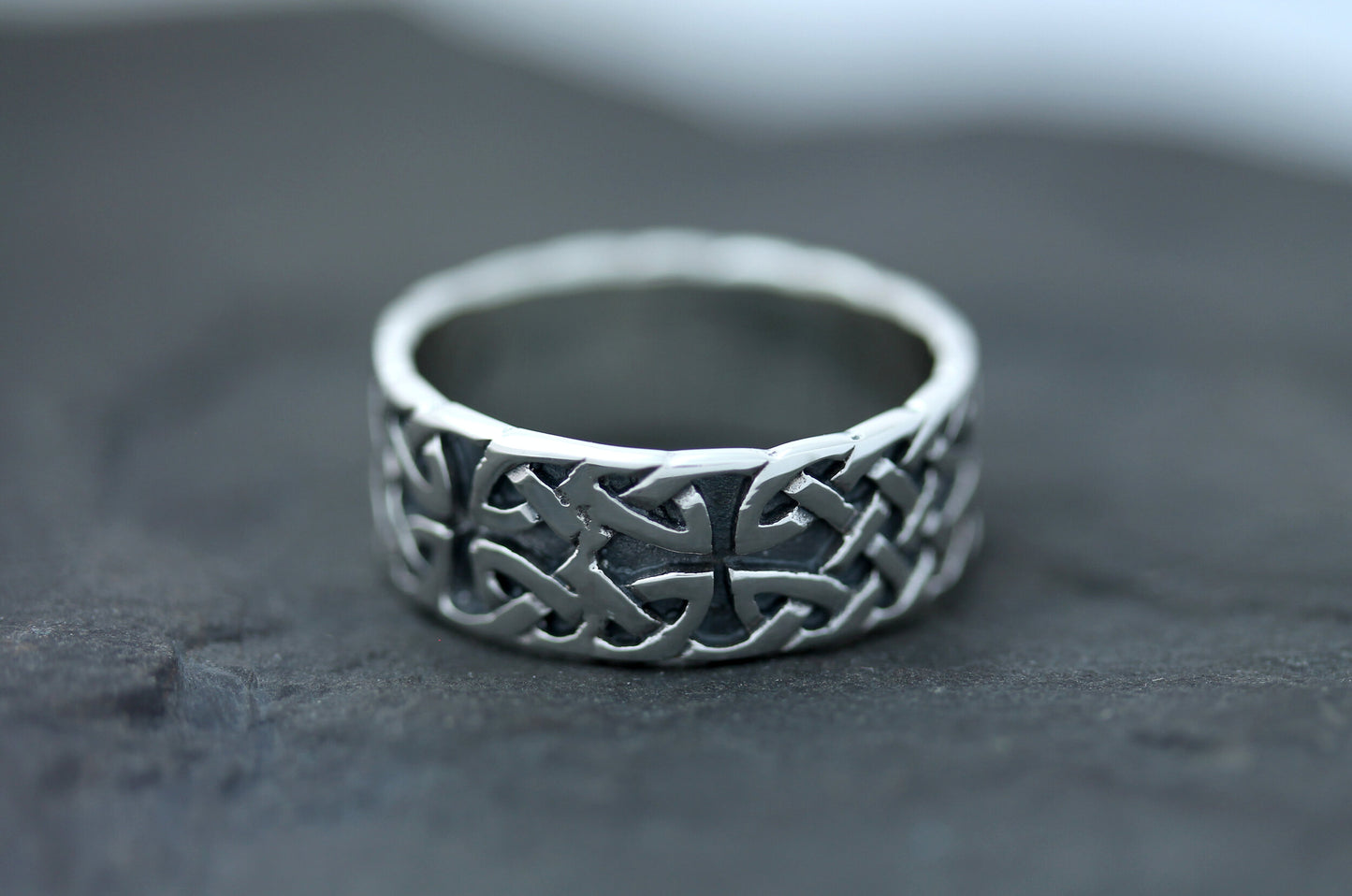 Celtic Knot Ring - Antique Double Weave