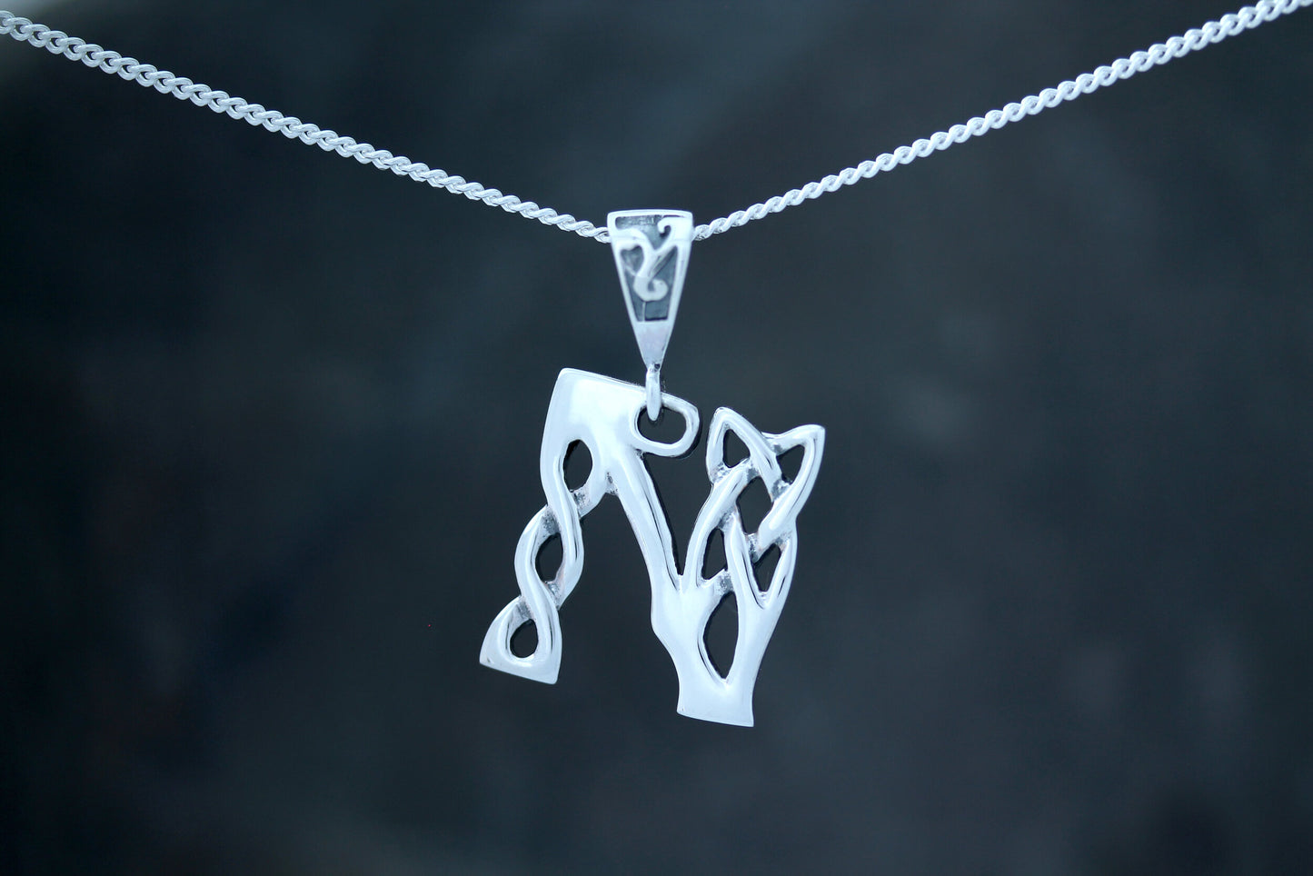 Celtic Letters - 'N' Pendant (Capital)