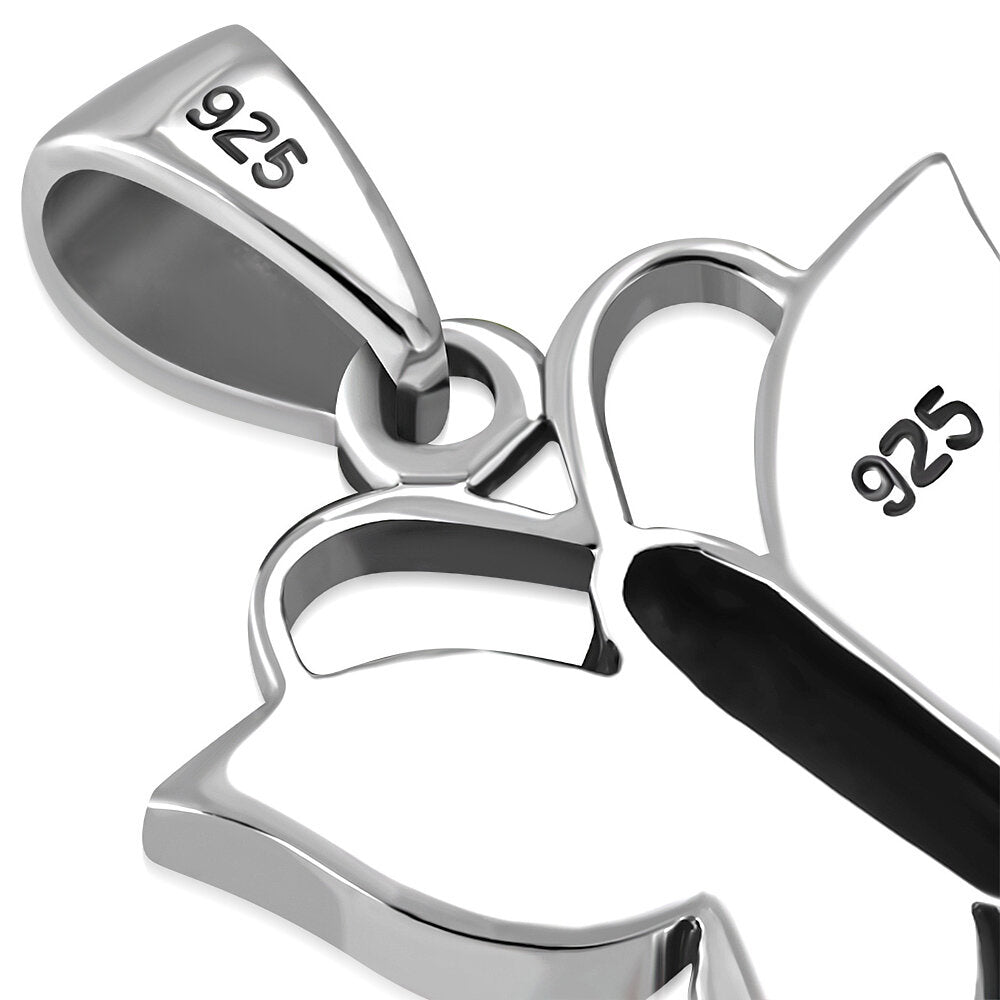 Contemporary Stone Pendant - Butterfly with Abalone Shell