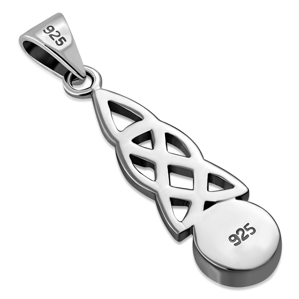 Scottish Marble Pendant - Extended Trinity Knot