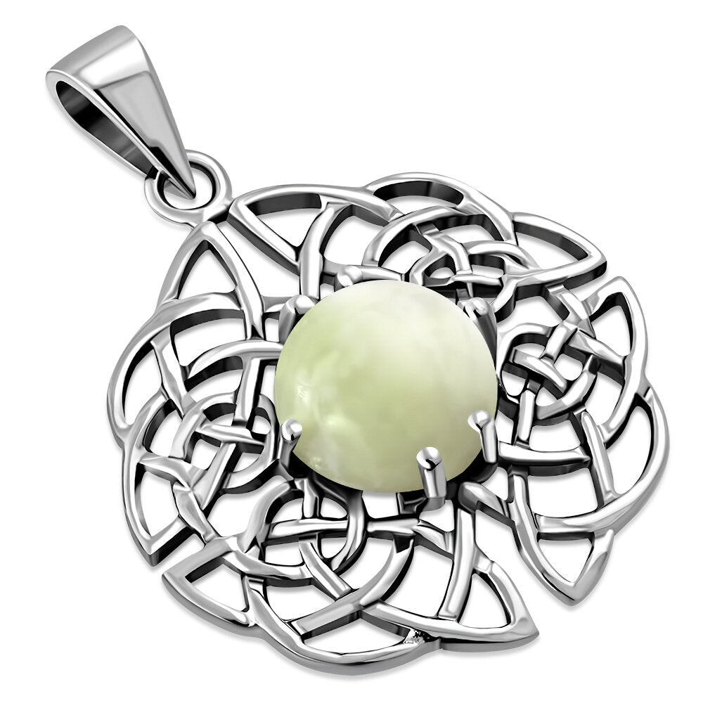 Scottish Marble Pendant - Dara Knot