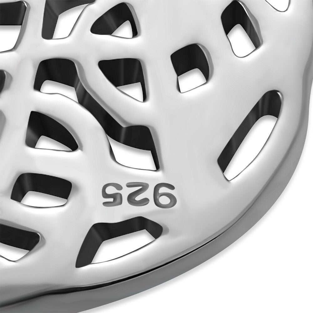 Celtic Knot Pendant - Densely Knotted Shield