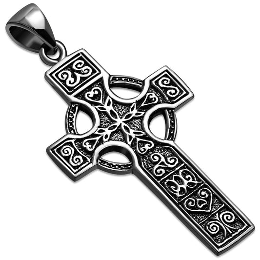 Celtic Cross Pendant - La Tene' (Large)