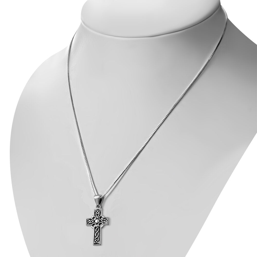 Celtic Cross Pendant - Looped Trinity (Small)