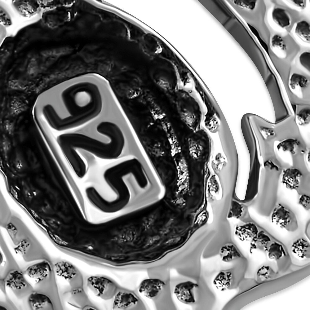 Scottish Thistle Pendant - Winged Leaves