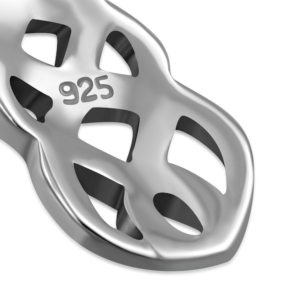 Celtic Knot Pendant - Elongated Twist Knot