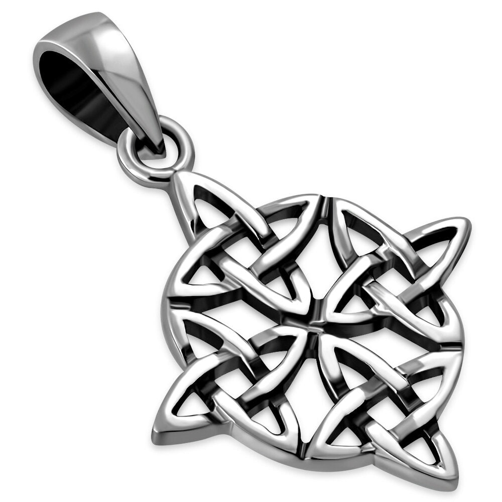 Celtic Knot Pendant- Four Directions (Thin)