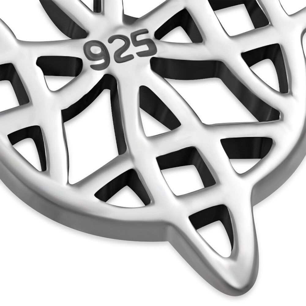 Celtic Knot Pendant- Four Directions (Thin)