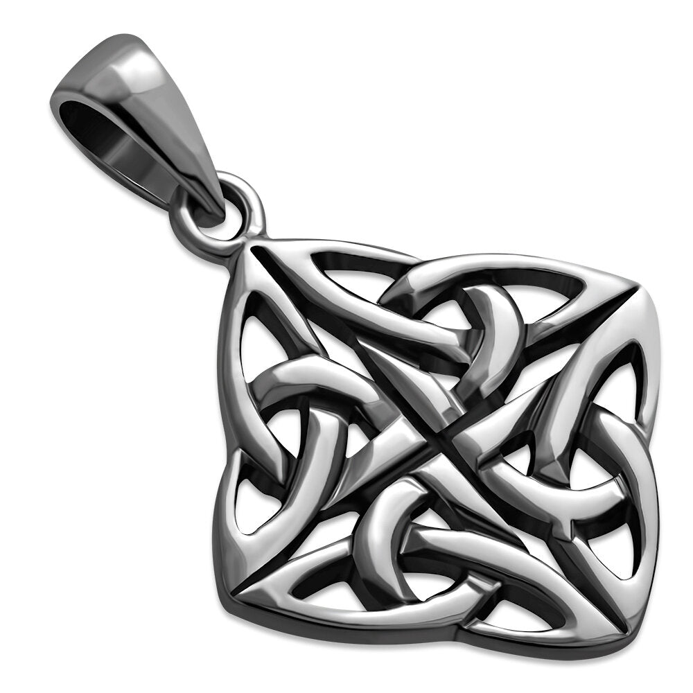 Celtic Knot Pendant - Open Four Seasons Knot