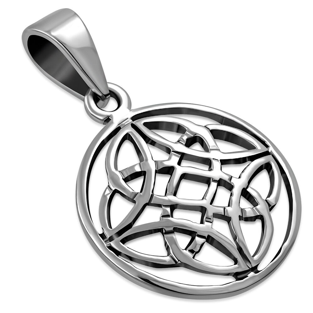 Celtic Knot Pendant- Framed Four Seasons Knot
