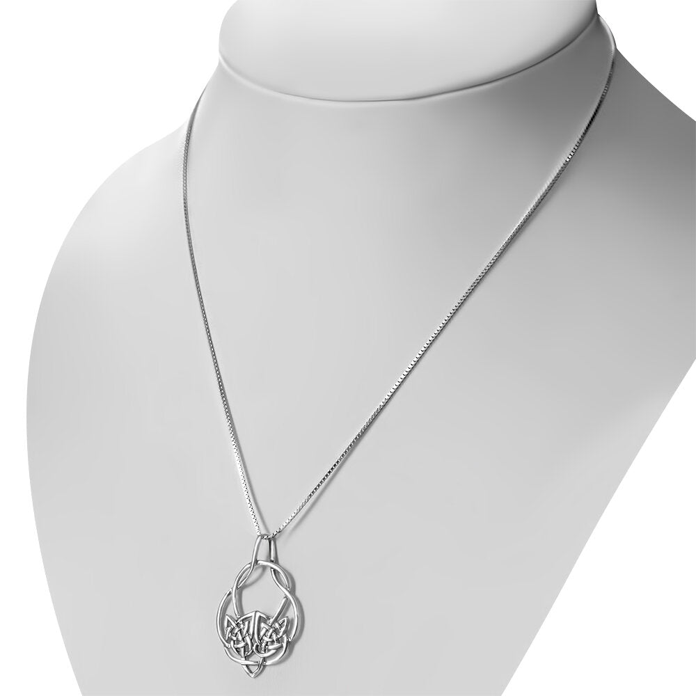 Celtic Knot Pendant - Contemporary Pictish Knot (Large)