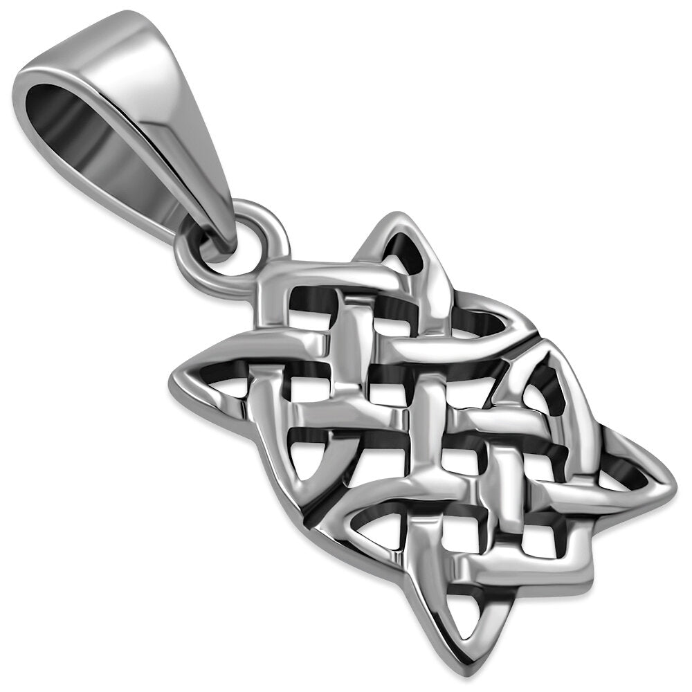 Celtic Knot Pendant - Rectangular Two Worlds