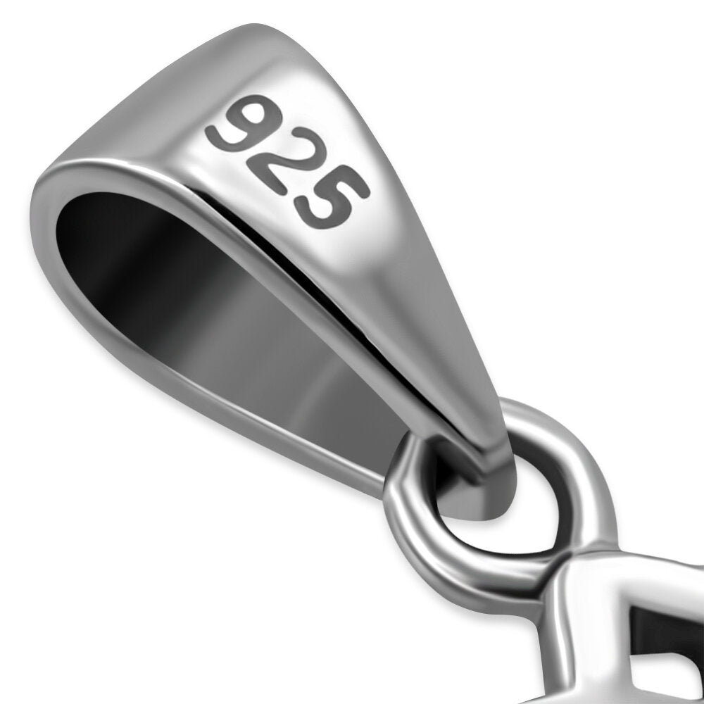 Celtic Knot Pendant - Rectangular Two Worlds