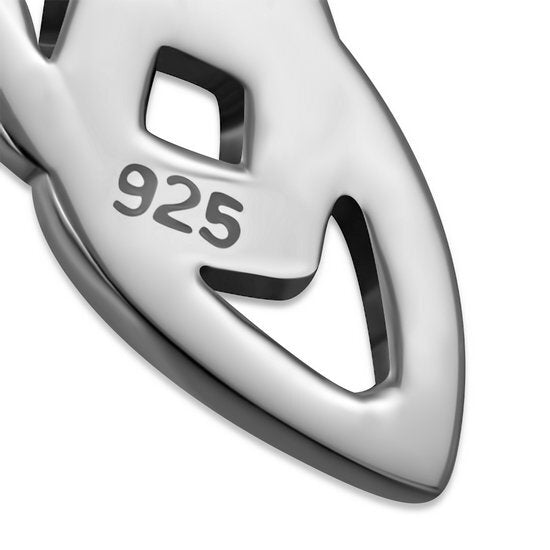 Celtic Knot Pendant- Triple Knot Drop