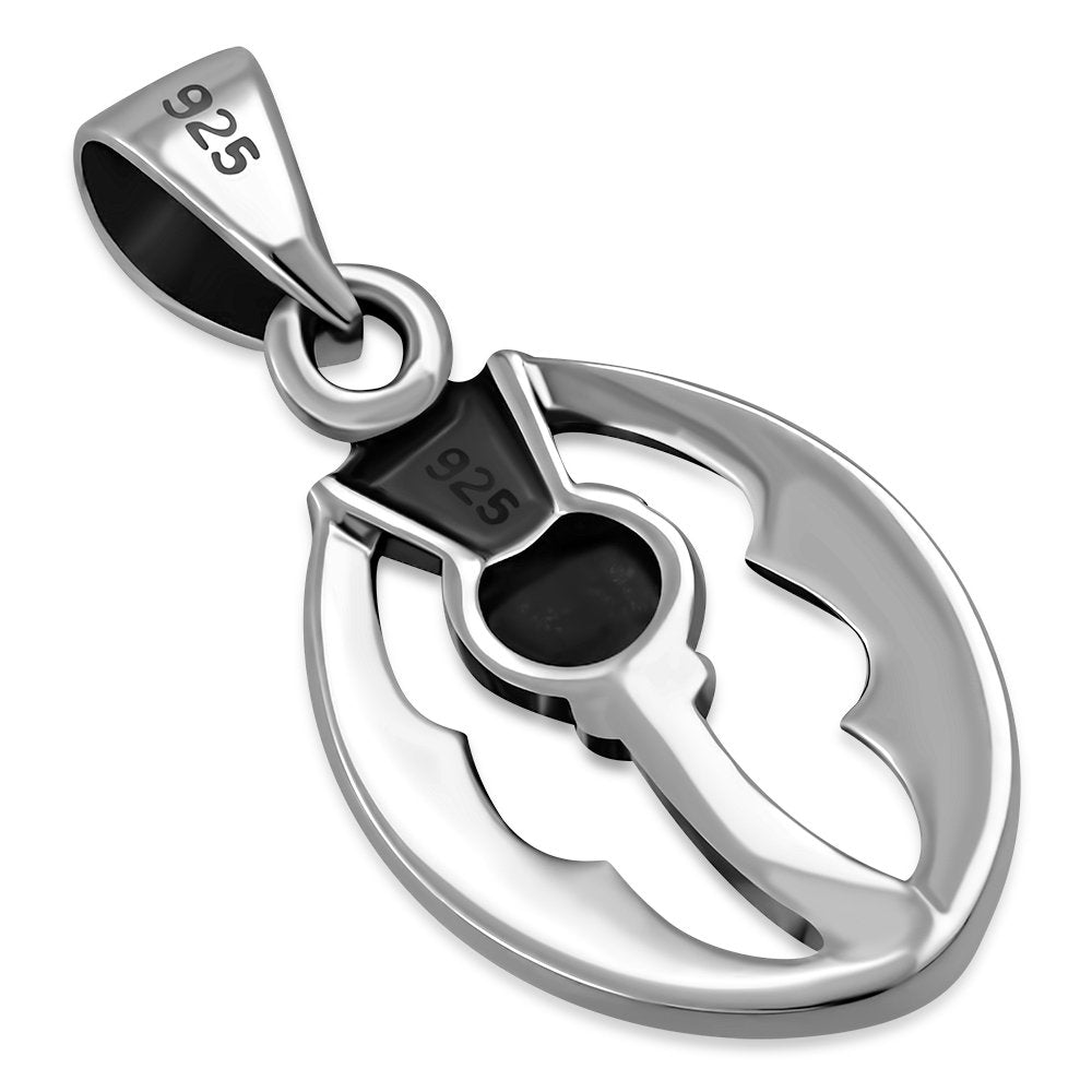 Scottish Thistle Pendant - Oval Emblem