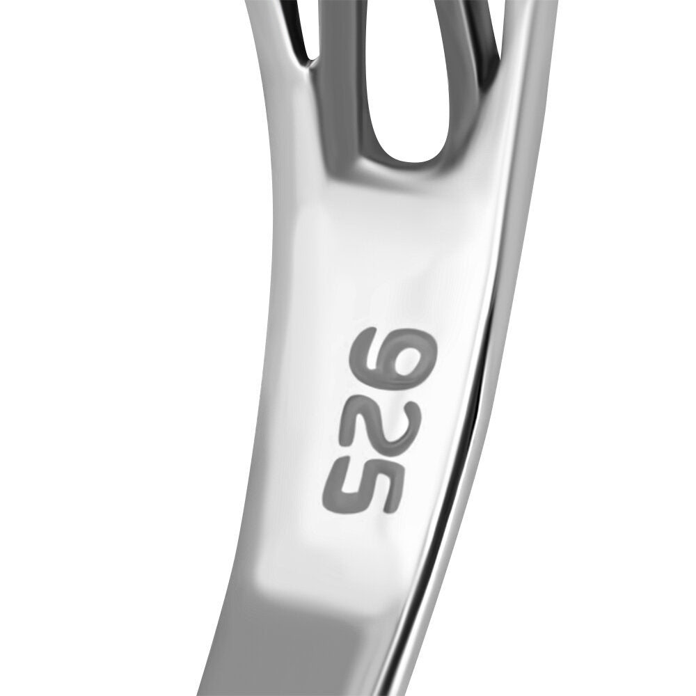 Contemporary Stone Ring- Lace Setting with Red Garnet