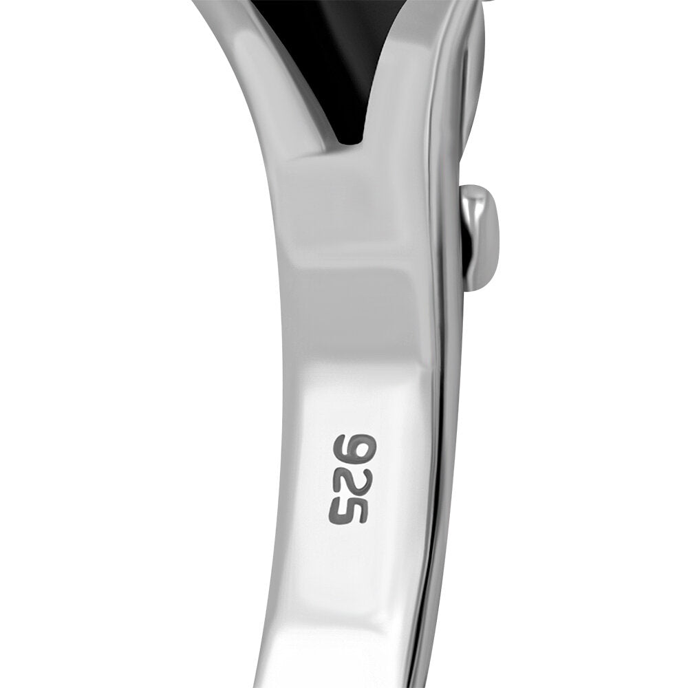 Contemporary Stone Ring- Vintage Diamond Shoulder with Abalone Shell