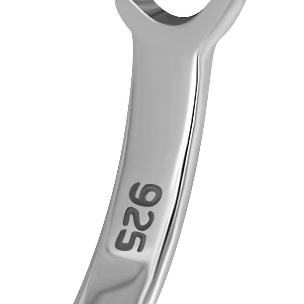 Celtic Stone Ring- Looped Frame with round Amethyst (Small)