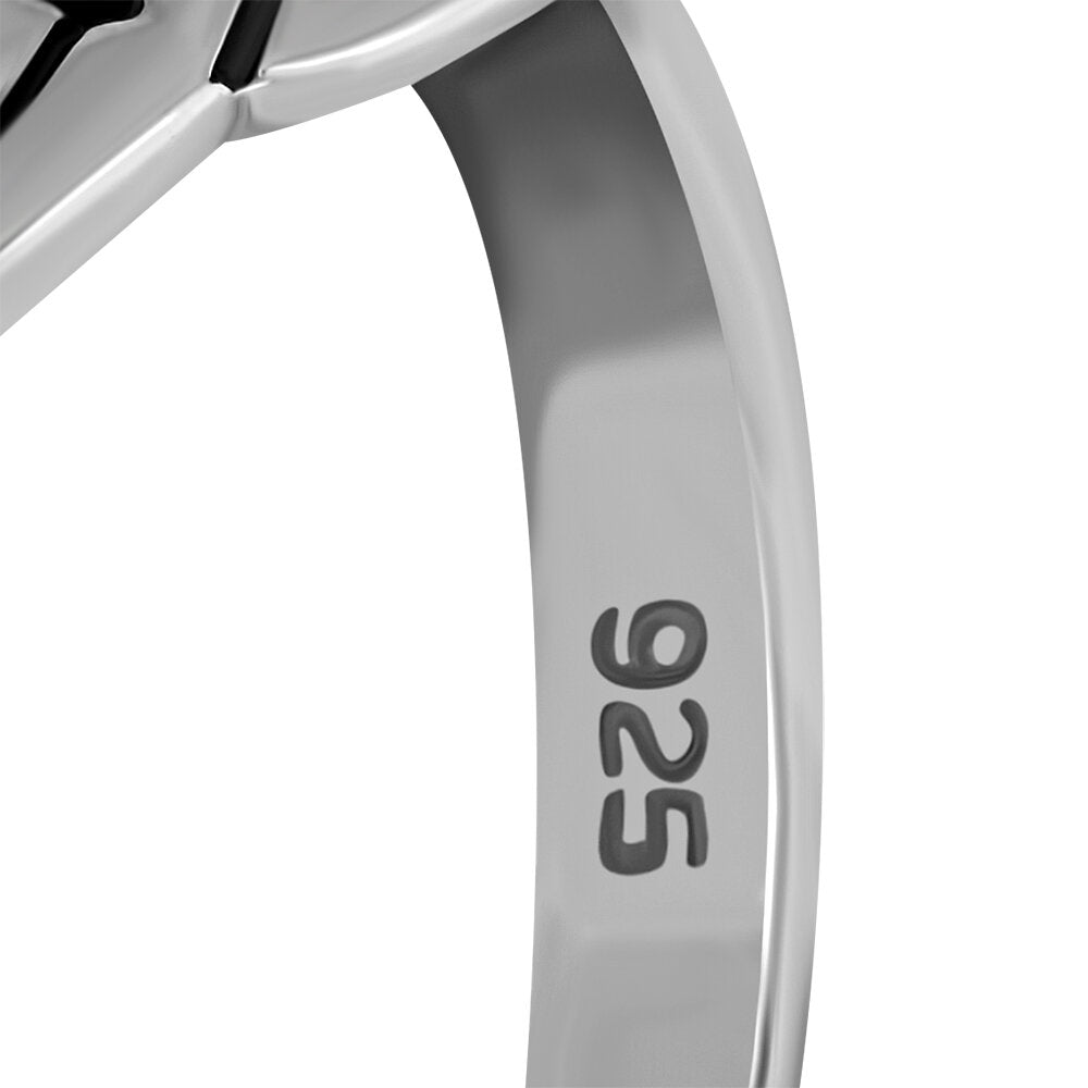 Celtic Knot Ring- Dainty Horizontal Four Seasons