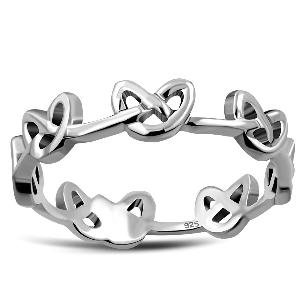 Celtic Knot Ring - Loose Pictish Rope