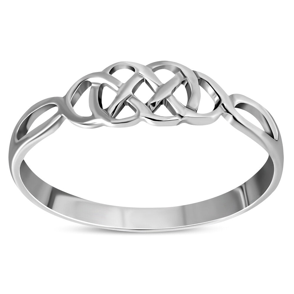 Celtic Knot Ring - Figure 8 Infinity Knot (Small)