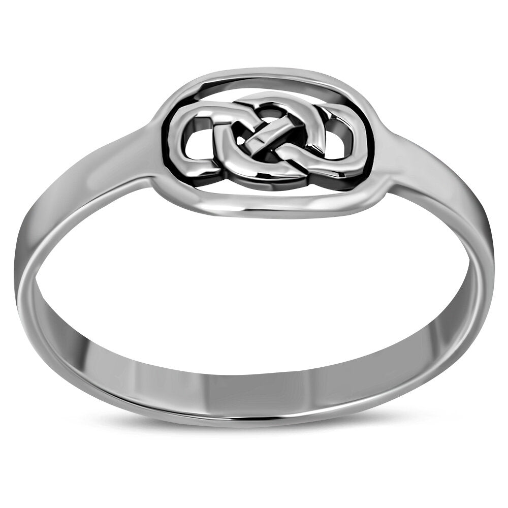 Celtic Knot Ring- Oval Framed Knot