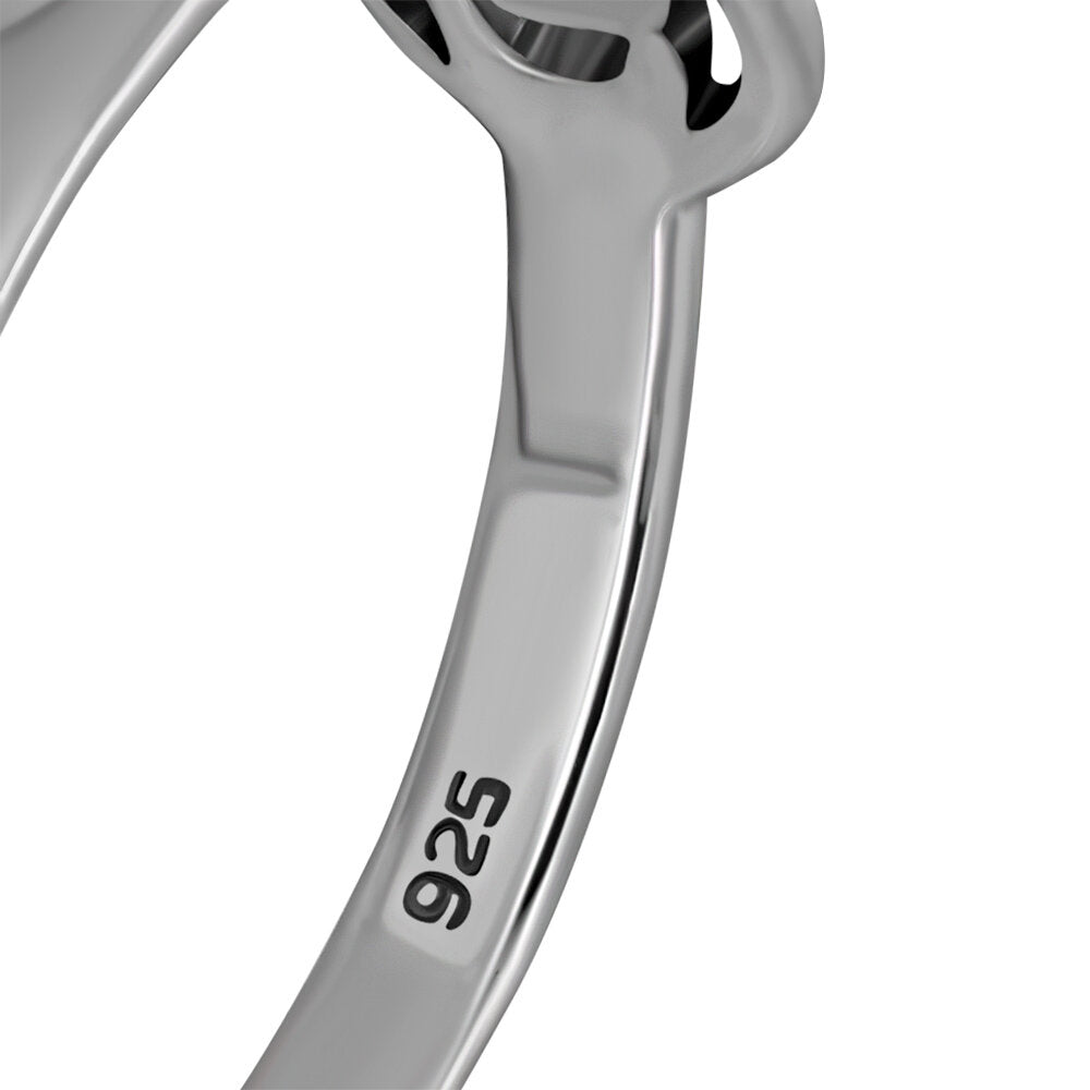 Celtic Knot Ring- Oval Framed Knot