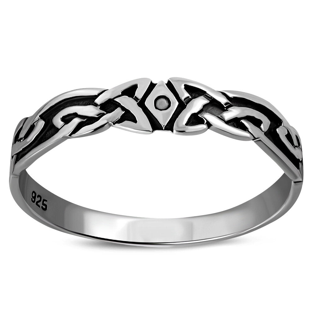 Celtic Knot Ring - Antique Style Celtic Arms