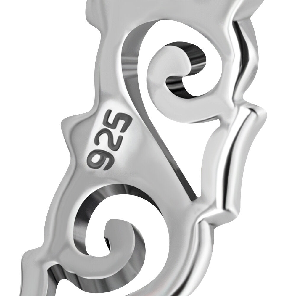 Contemporary Ring- Chiseled Spiral Band