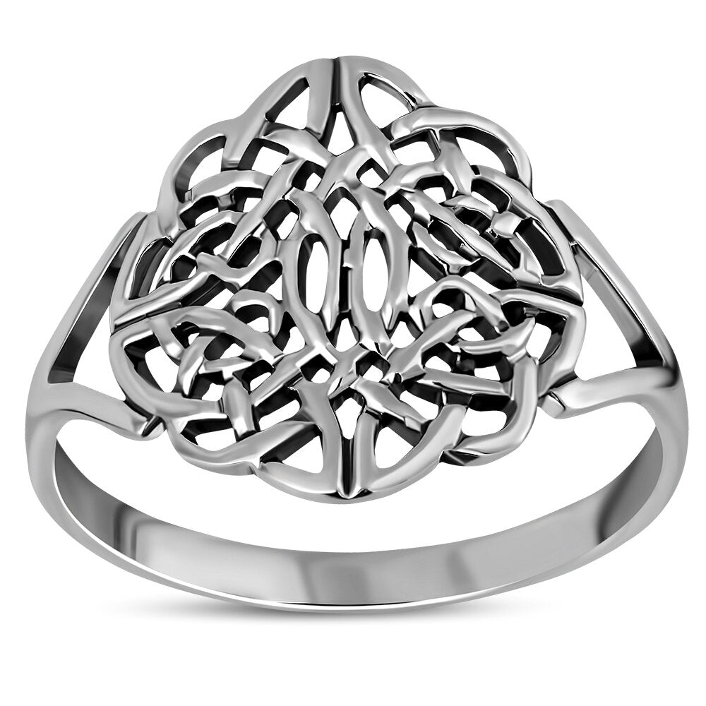 Celtic Knot Ring - Two Eye Dara Knot