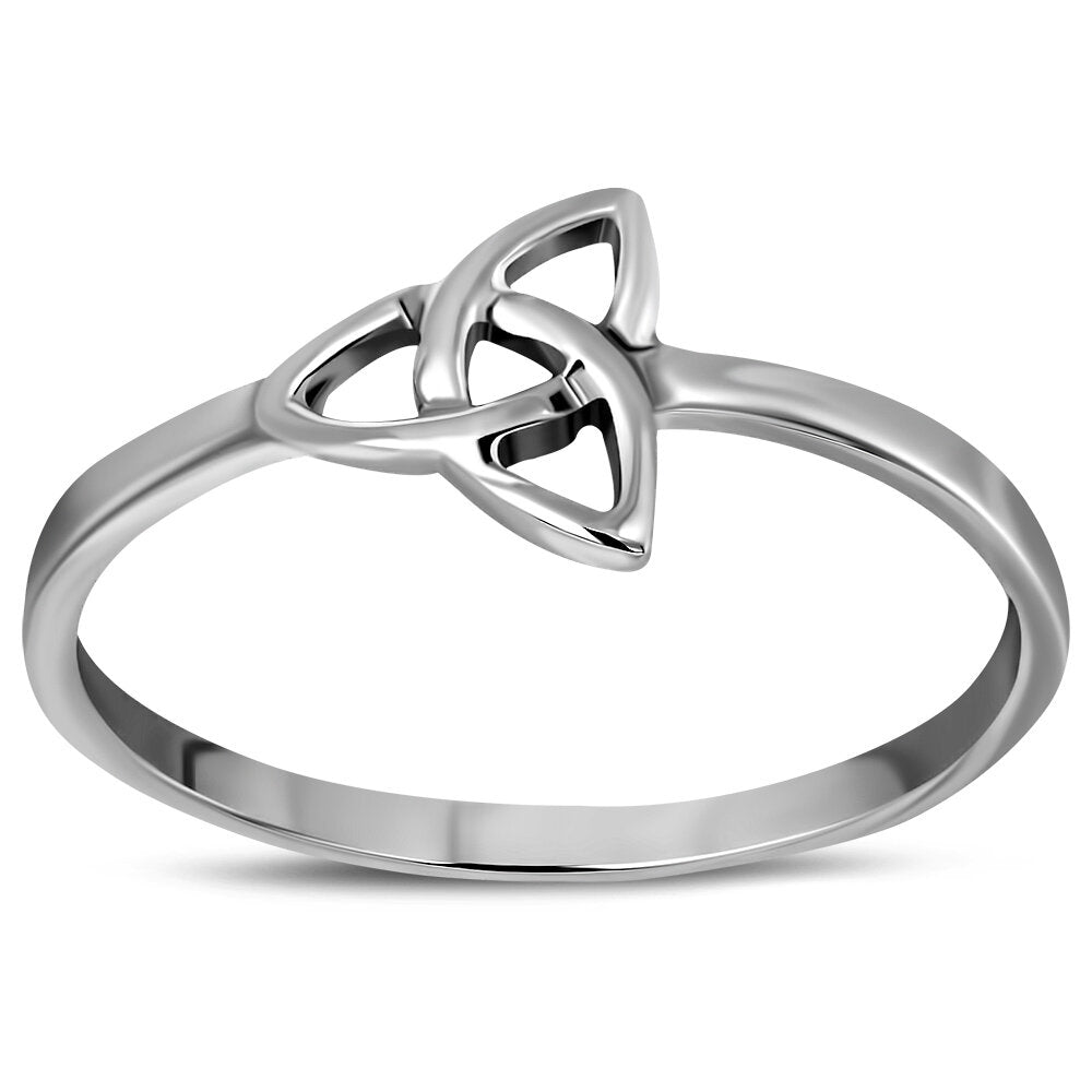 Triquetra Ring - Thin Simple Balance (Small)