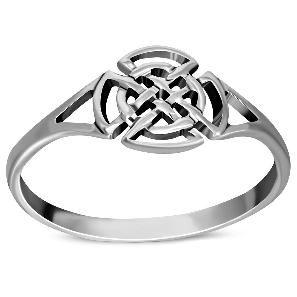 Celtic Knot Ring- Quaternary Shield Knot
