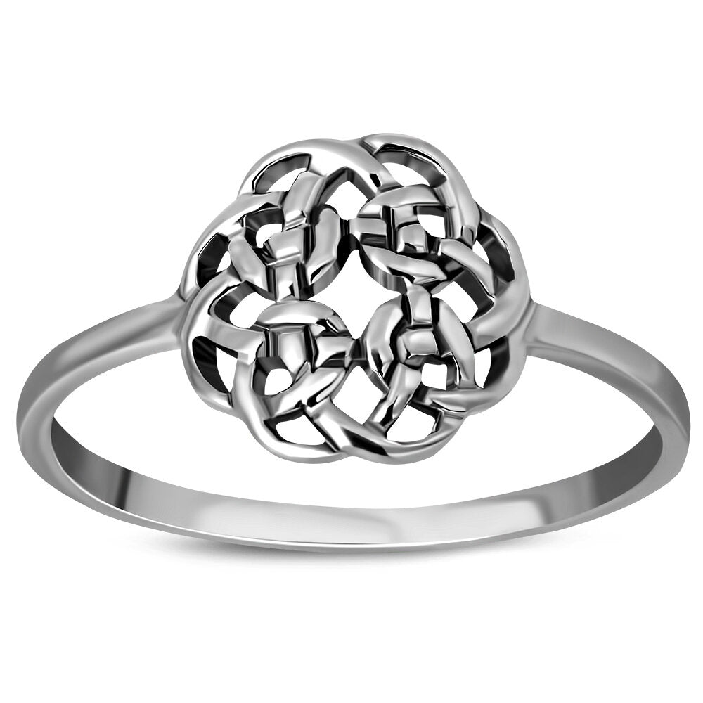 Celtic Knot RIng - Four Elements in Infinite Flow