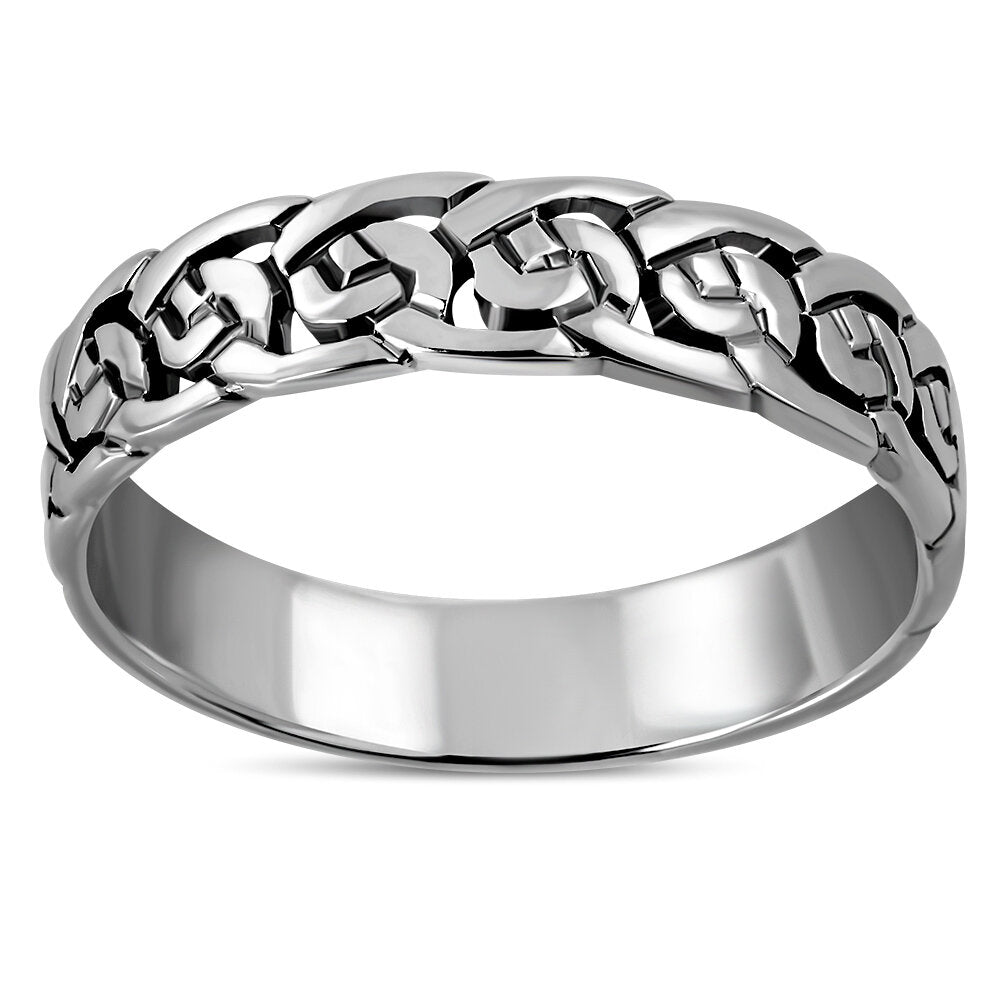 Celtic Knot Ring - Celtic Rose Loop