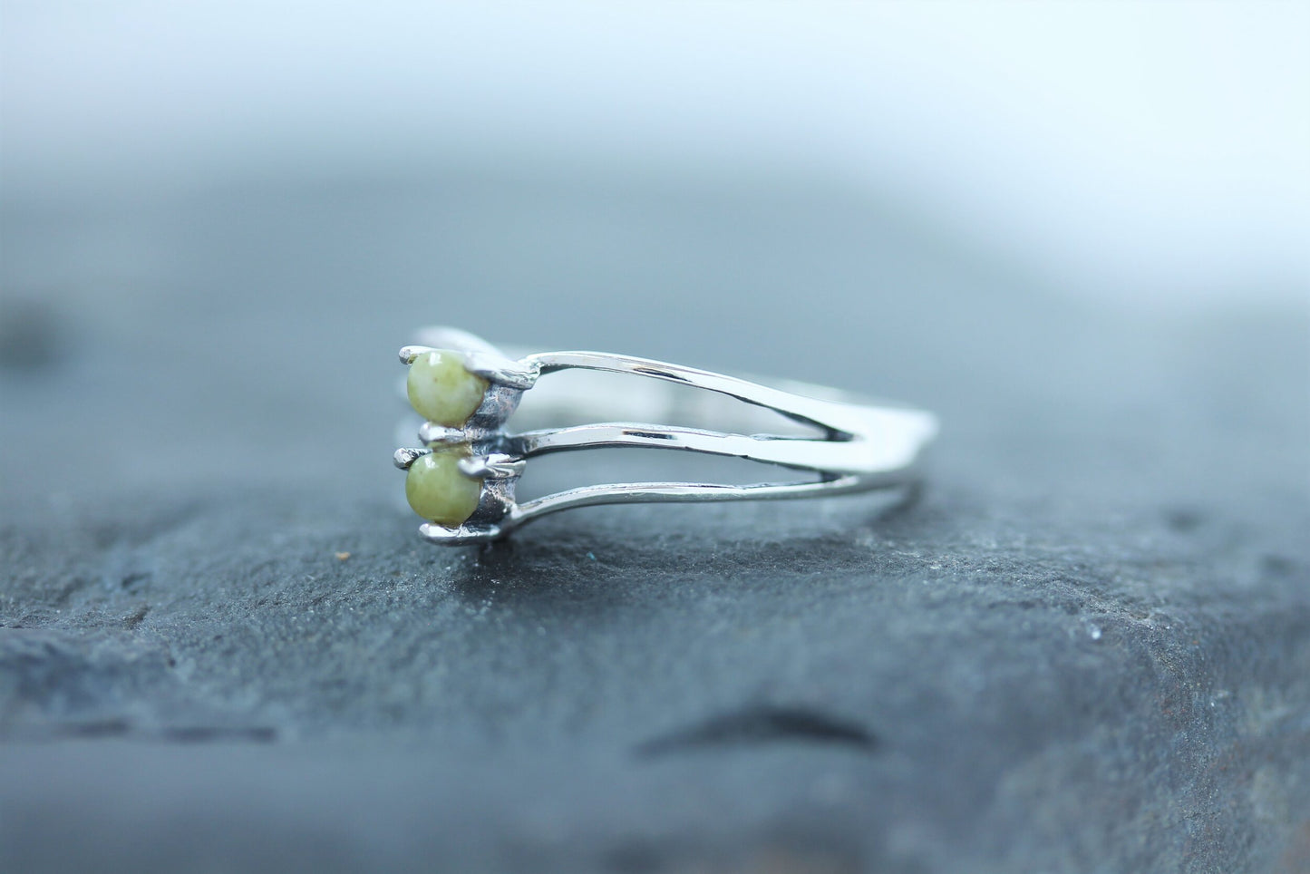 Scottish Marble Ring - Split Shoulder