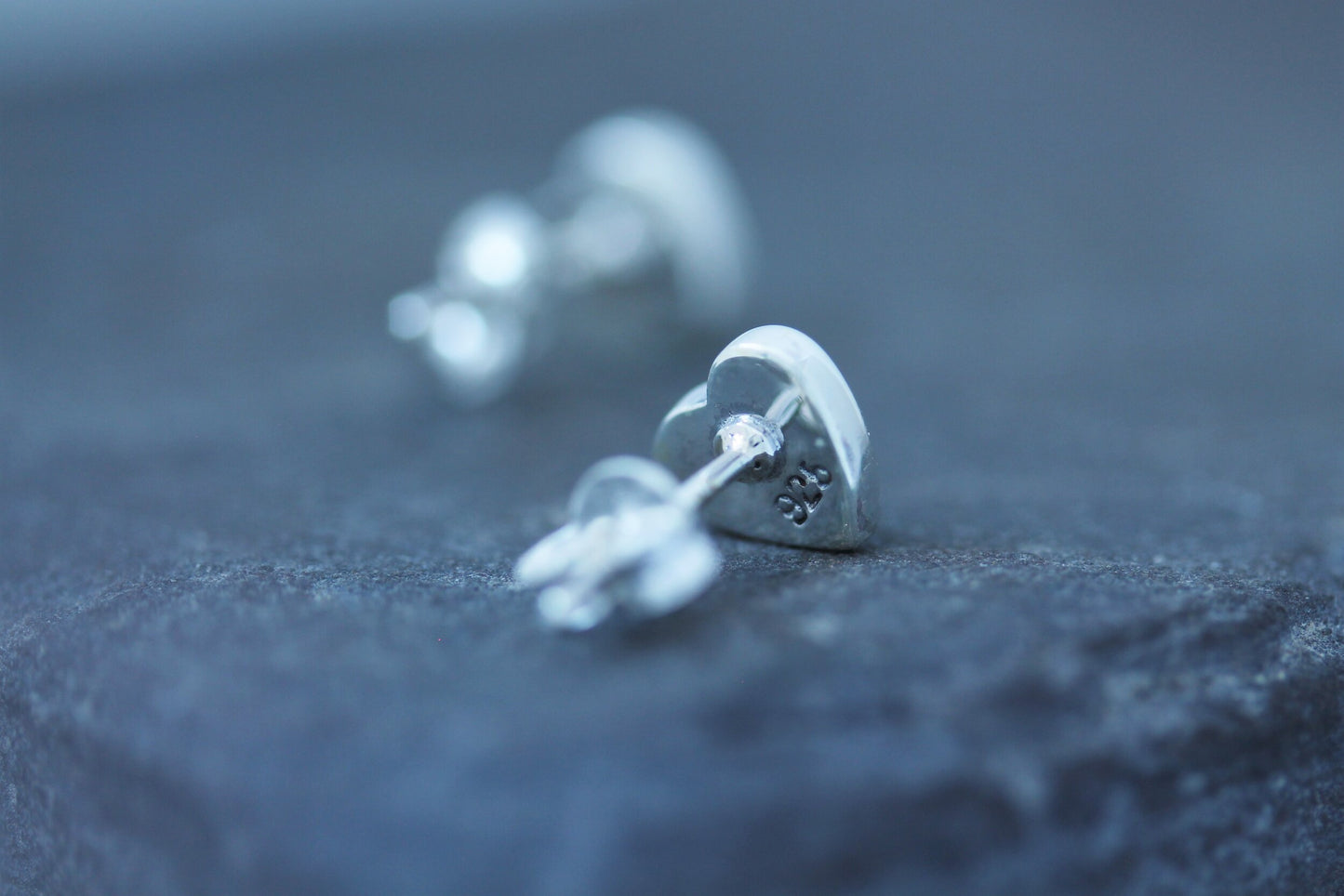 Scottish Marble Studs- Hearts