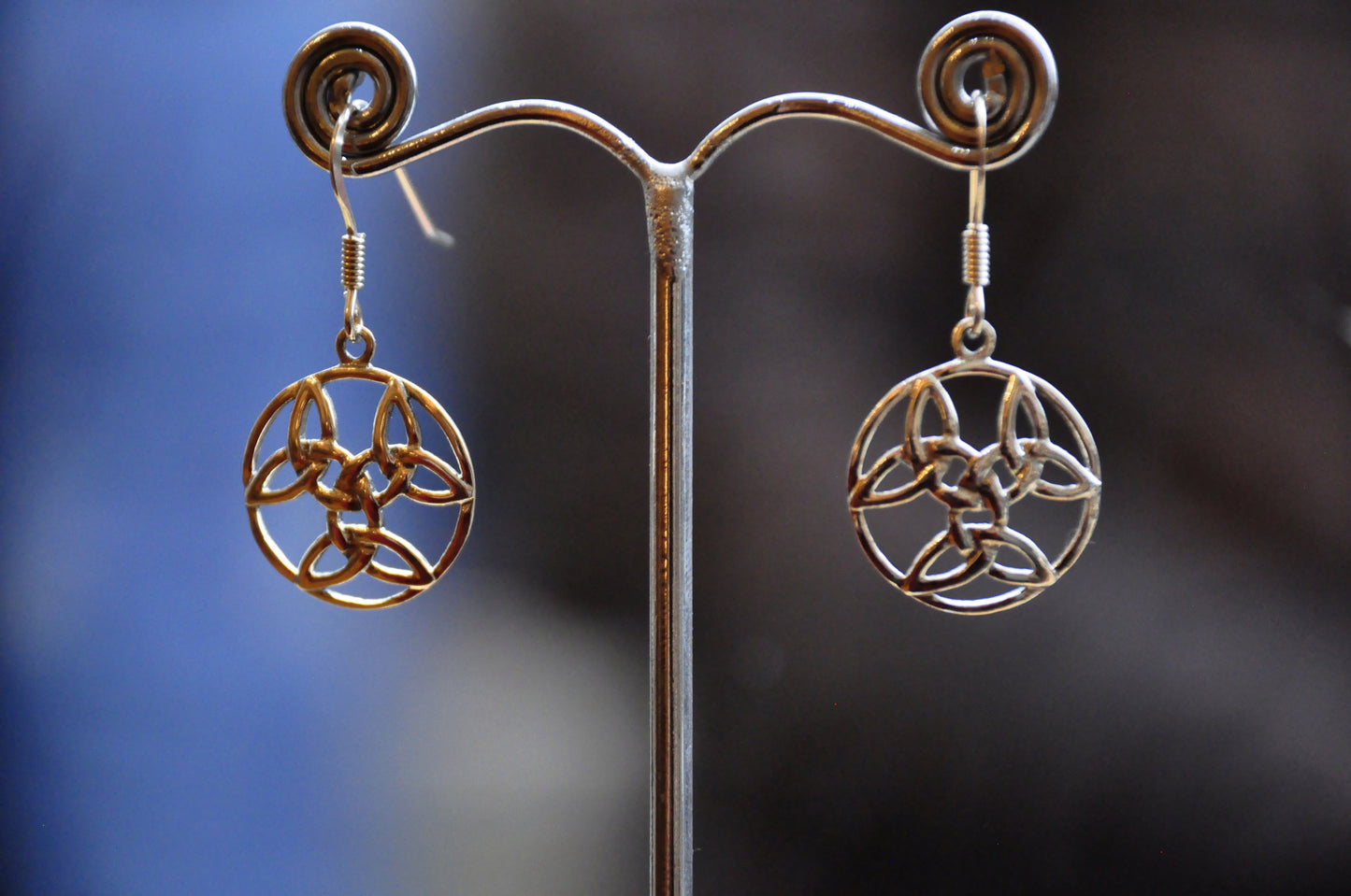 Triquetra Earrings - Triple Lace