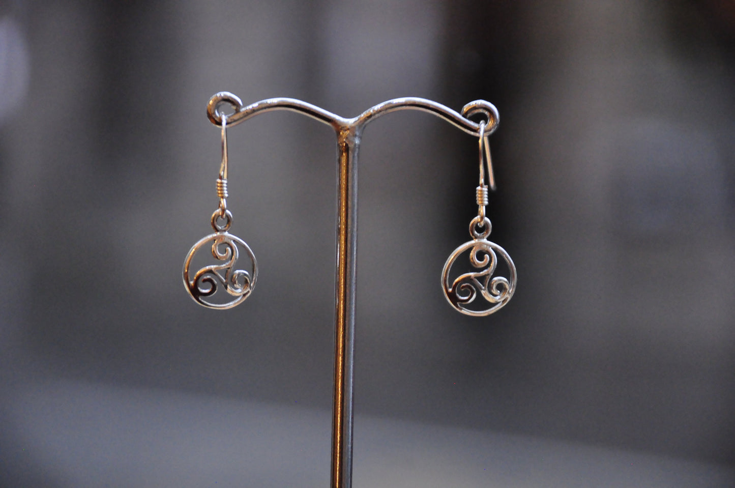 Triskele Earrings - Cosmic Flow