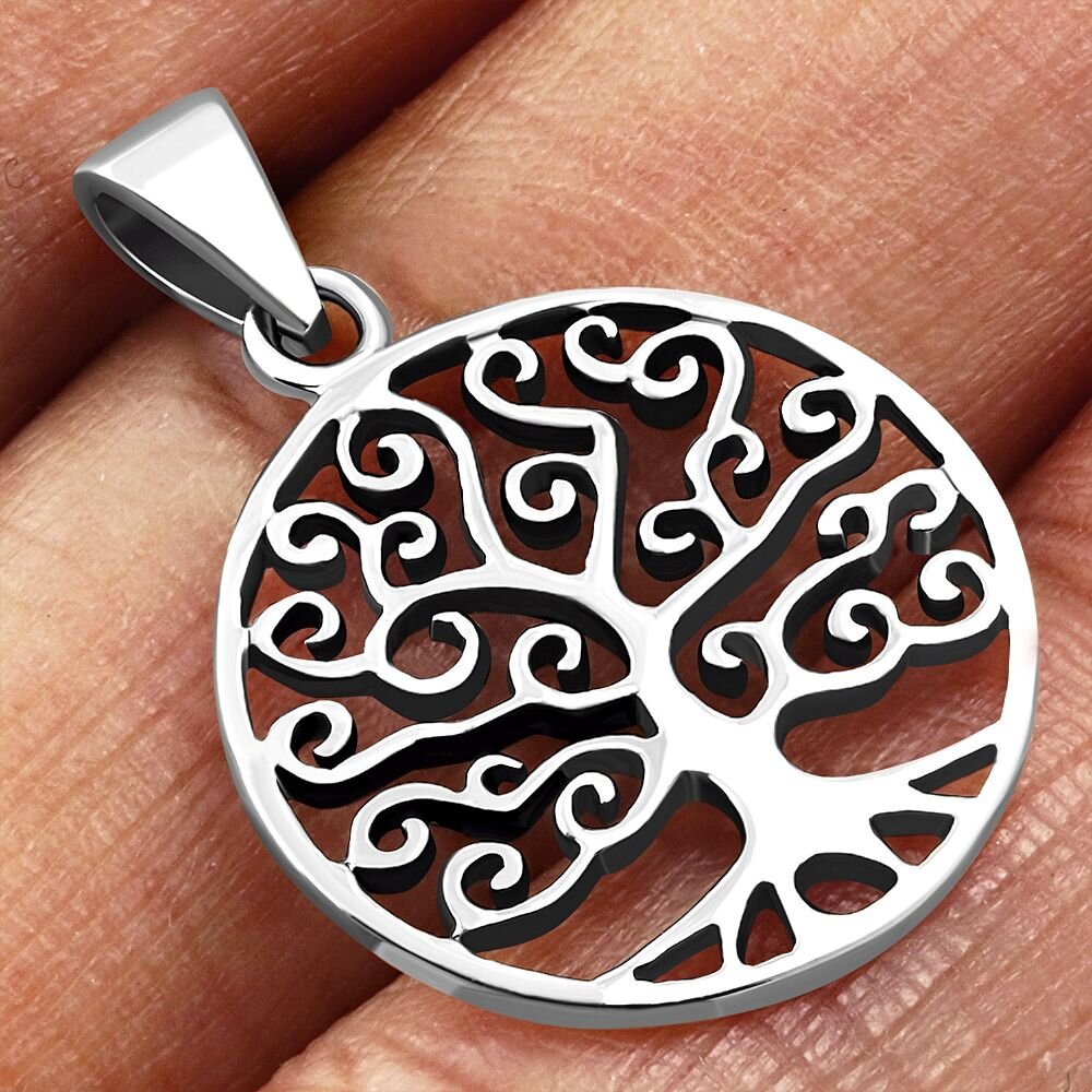 Tree of Life Pendant - Swirly Branches