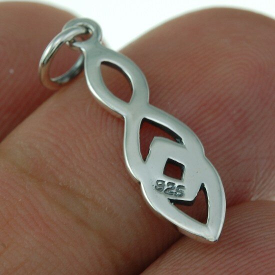 Celtic Knot Pendant- Triple Knot Drop