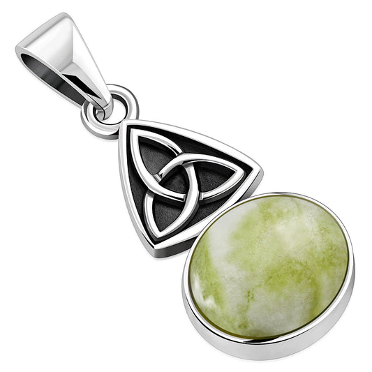 Scottish Marble Pendant - Solid Trinity Stamp