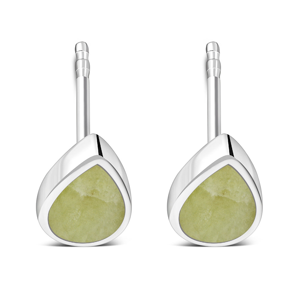 Scottish Marble Studs - Teardrop