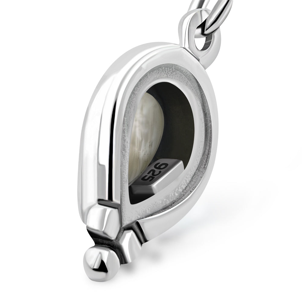Contemporary Earrings - Candle Frames with Mother of Pearl