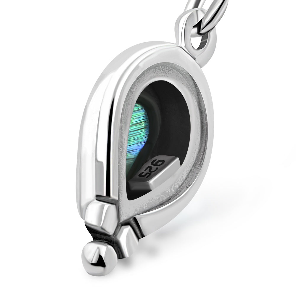 Contemporary Earrings - Candle Frames with Abalone