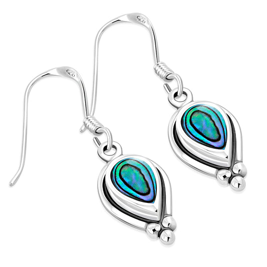 Contemporary Earrings - Candle Frames with Abalone